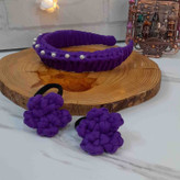 تل و کش مو بنفش