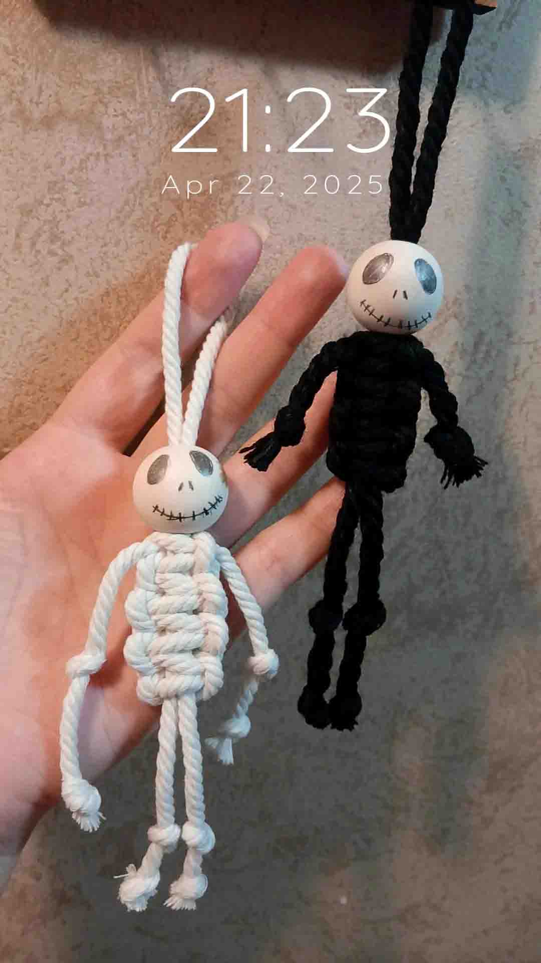 آویز عروسک مکرومه هالووین