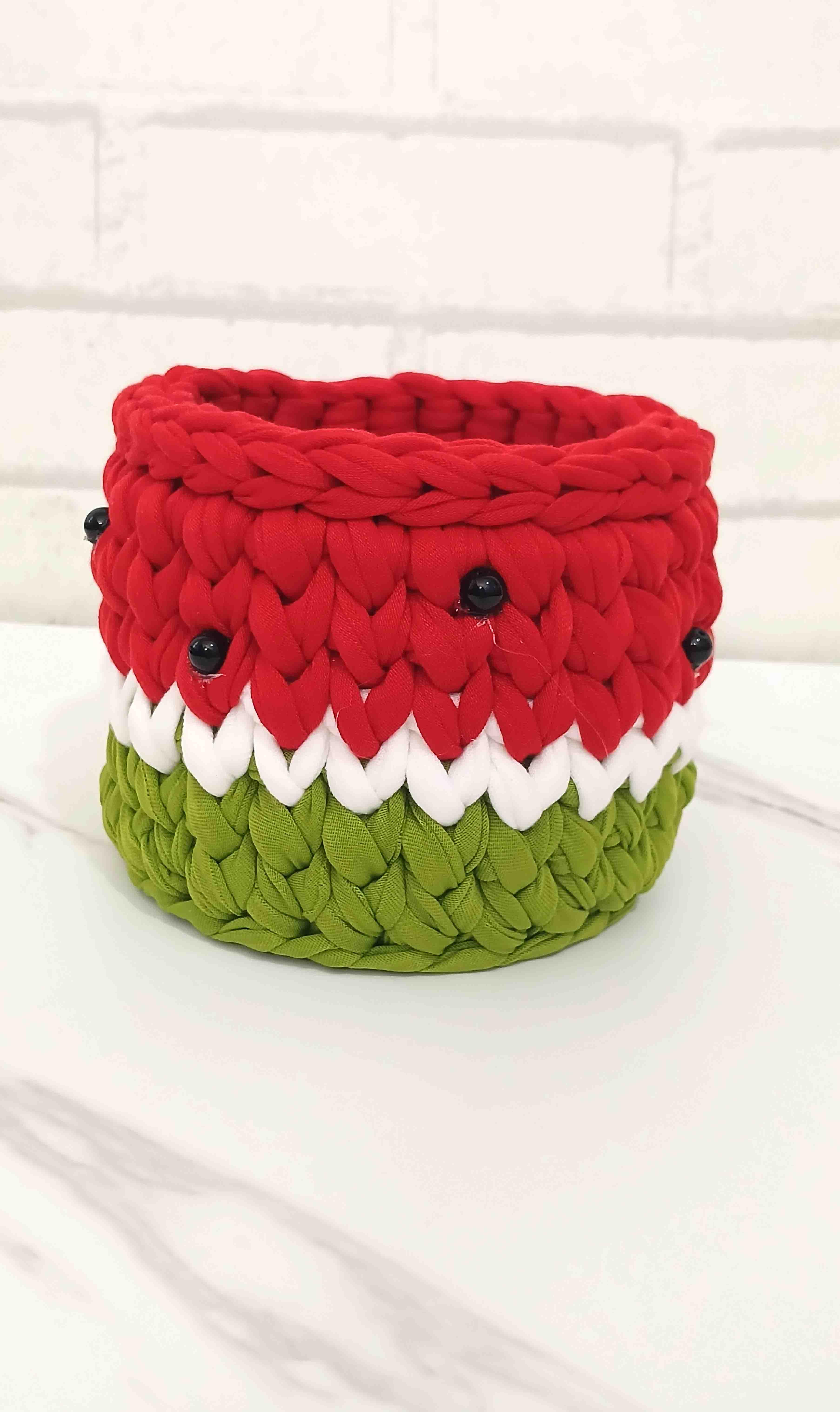 سبد قلاب بافی تریکو مدل یلدا